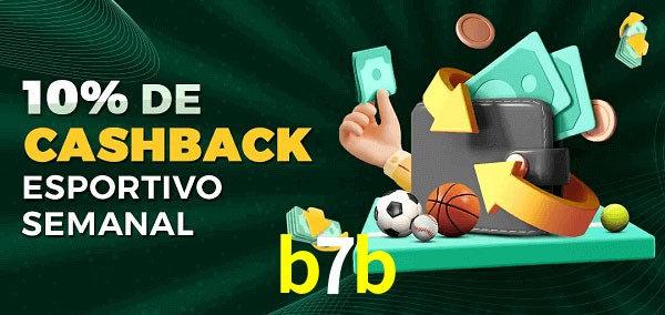 10% de bônus de cashback na b7b